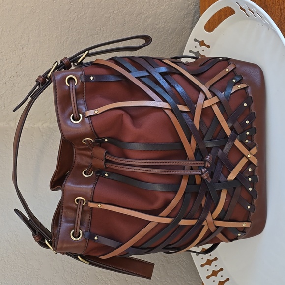Handbags - Etienne Aigner Designer Vintage Drawstring Bucket Bag Purse